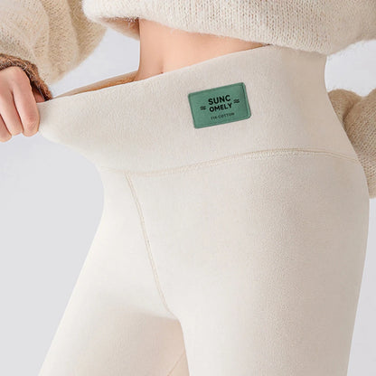 Women's High-Waisted Plush-Lined Leggings