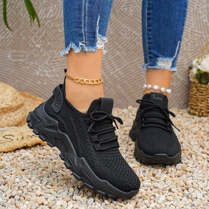 Women air cushion sneakers、arch support、non slip outsole、breathable mesh low top shoes