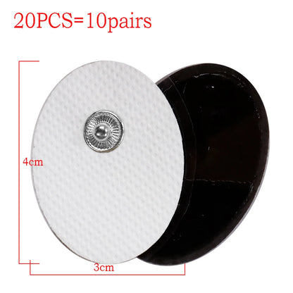 10/20Pcs Tens Electrode Pads Non-Woven For EMS Muscle Stimulator Tens Machine Pad Replacement Electrodes Slimming Massager Patch
