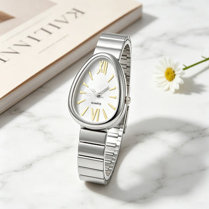 Casual Fashion Alloy Women Quartz Watches Anniversary Gift Business Wristwatches