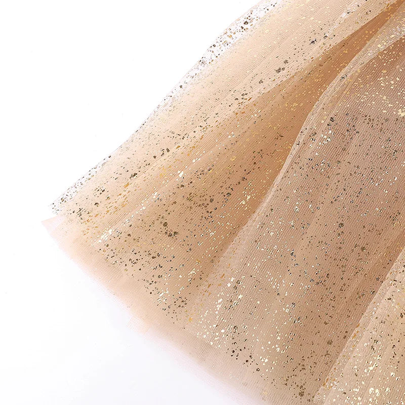Adult Hot Mesh Tutu Skirt 2025 Street Fashion Solid Color Skirt Polyester Dance Skirt