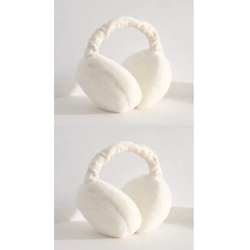 1/4/5pcs Soft Plush Ear Warmer Winter Warm for Women Men Fashion Solid Color Earflap Outdoor Cold Protection EarMuffs Ear Cover