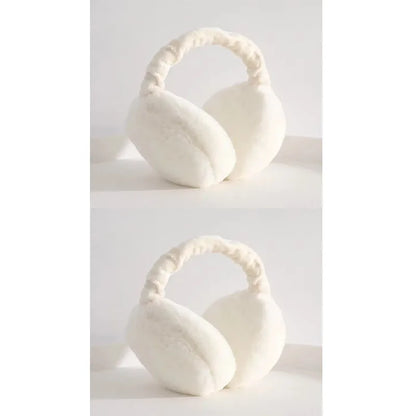 1/4/5pcs Soft Plush Ear Warmer Winter Warm for Women Men Fashion Solid Color Earflap Outdoor Cold Protection EarMuffs Ear Cover