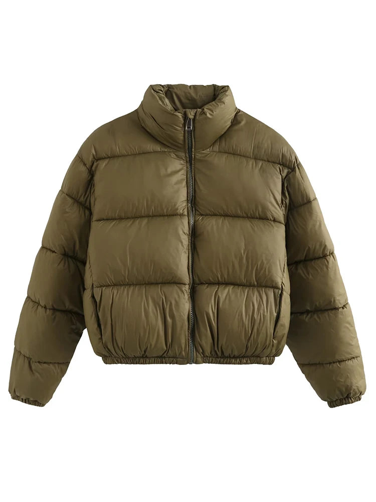 Women's Cropped Puffer Jacket