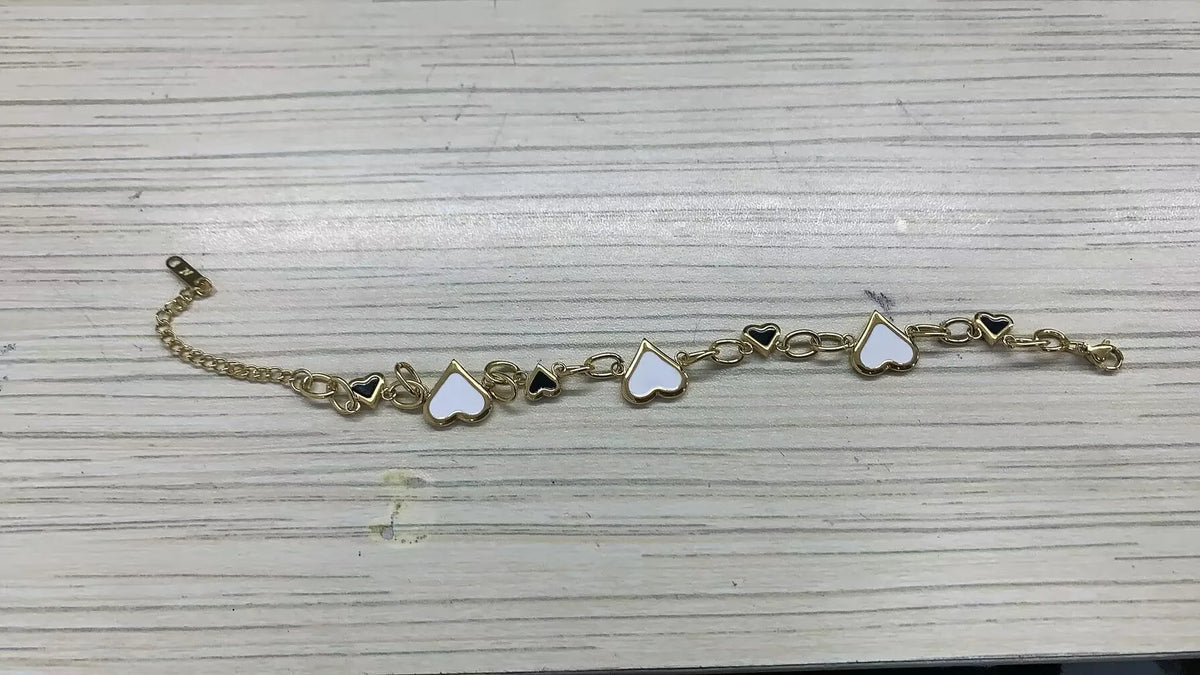 Stainless Steel Round Pendant Chain Bracelet jewelry