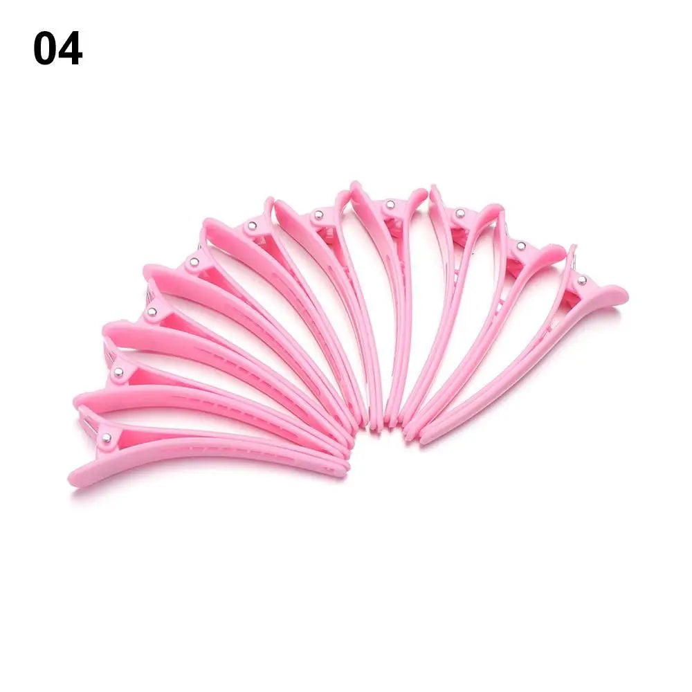 10Pcs 10Pcs Hairdressing Hairpins Salon Styling Hair Clips Basic Hair Clips Section Clamps Washing Shower Barrette