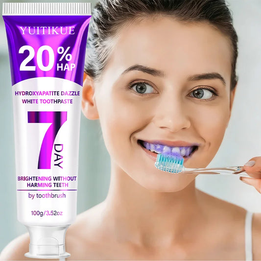 YUITIKUE 20% HAP Hydroxyapatite Toothpaste | 7-Day Teeth Brightening | Gentle Teeth Care 100g