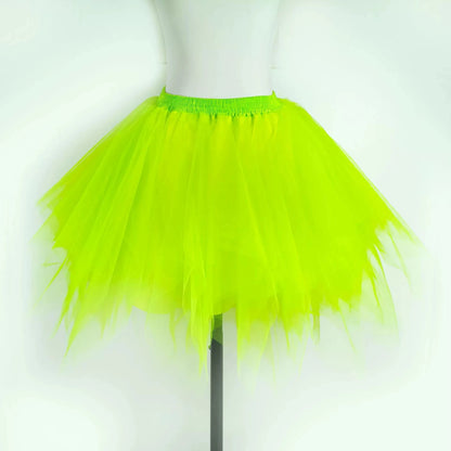 Women's Princess Dress Girl Ballet Halloween Christmas Luxury Tutu Tulle Midi Short Dress Retro Ballet Bubble Dance Dress