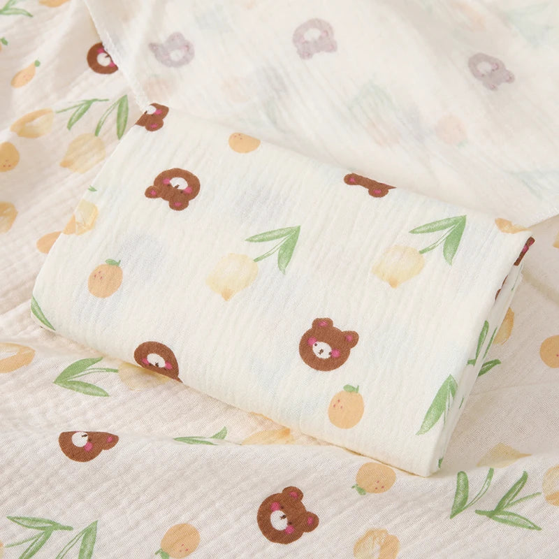 1 Piece of Newborn Double-Layer Pure Cotton Baby Swaddle Blanket, Soft and Comfortable, Thin and Breathable, Not Stuffy, Baby Swaddle Blanket, Multifunctional Baby Quilt, Baby Swaddle Wrap