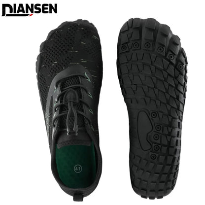 Wide Toe Zero Barefoot Shoes Mens Minimalist Water Shoes Breathable for Walking Rock Climbing Wrestling Trail Running Sneakers