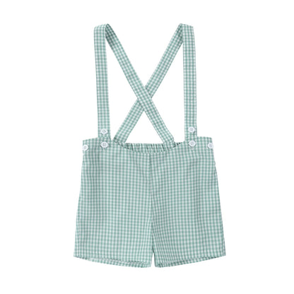 AS SS26 Sage Collection 100% Cotton Gingham Girls Embroidery Collar Dress Cable Sweater Top Brother Sister Family Matching