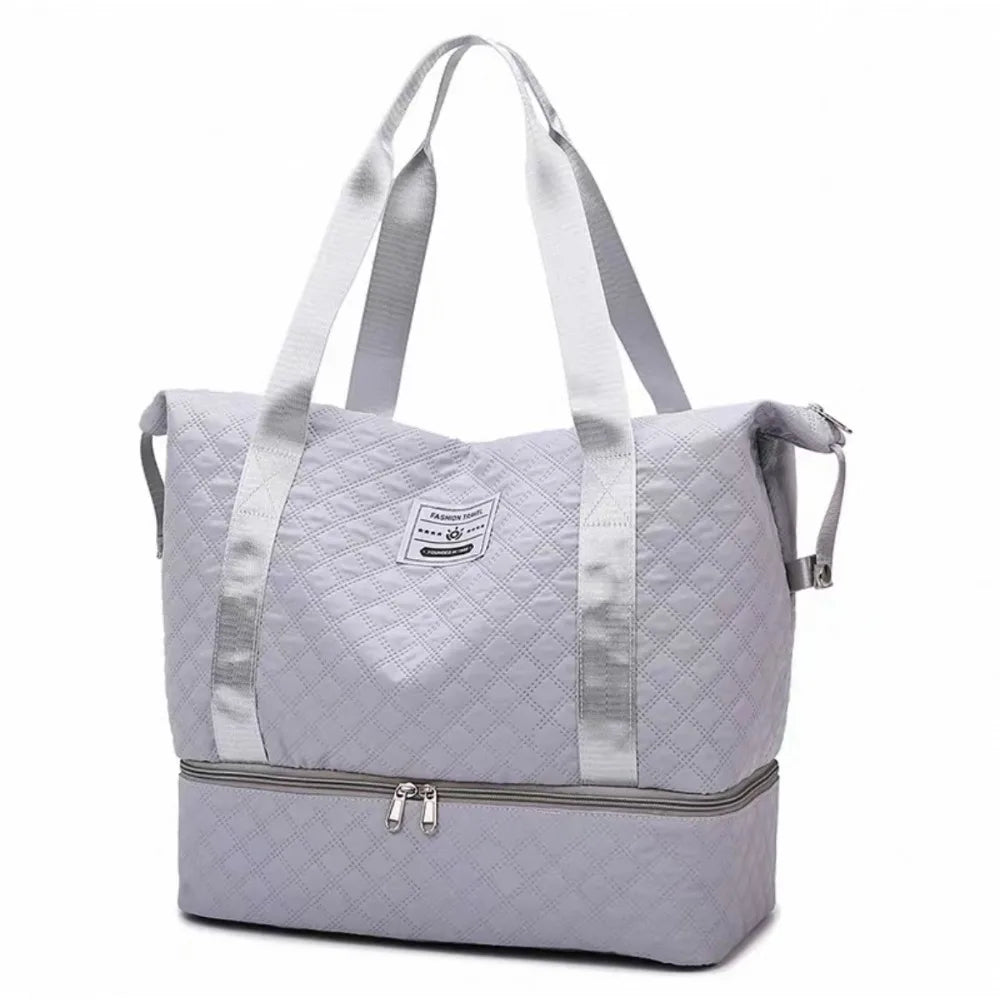 2026Women's Large Capacity Shoulder Bag Foldable Vintage Tote Handbag Casual Commuter Work Travel Bag sac à bandoulière
