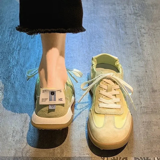 Sneakers Flat Women Footwear Sports Ladies Shoes Lace Up Luxury A On Offer Urban Young On Sale And Low Price Light New In Spring