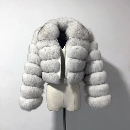 2024 Women's Faux Fur Coat Winter Women Short Warm Thick Faux Fox Fur Coat Vests Raccoon Fake Fur Coat Office Lady Warm Jacket