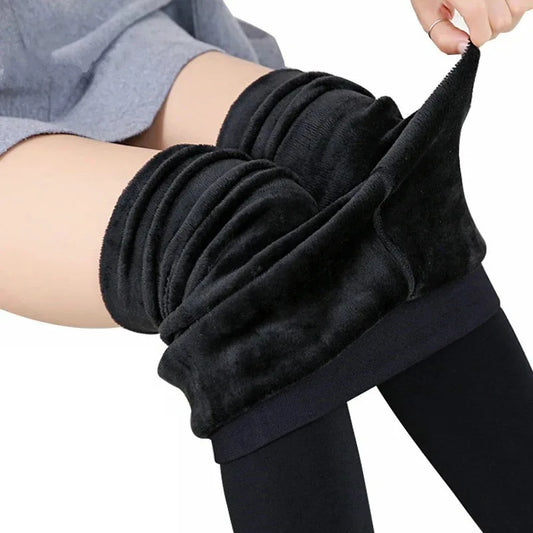 Women's Solid-Colour High-Waisted Leggings