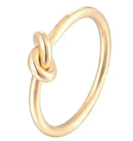 Crystal High End Non Tarnish Fashion Geometric Open Gold Plated Stainless Steel Rings for Women Wedding Ring Jewelry