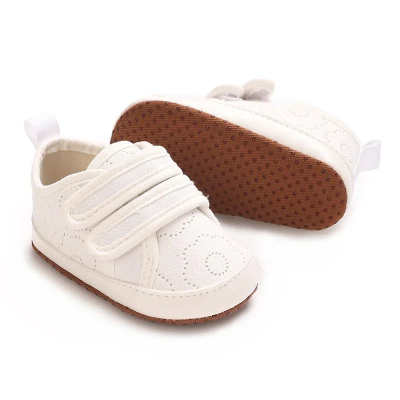 Baby Learning Walk Shoes, Cute Printed & Bow Sneakers, Soft Sole Casual Footwear for Infants 0-18M
