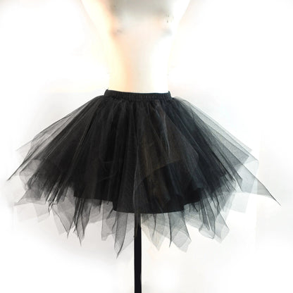 Women's Princess Dress Girl Ballet Halloween Christmas Luxury Tutu Tulle Midi Short Dress Retro Ballet Bubble Dance Dress