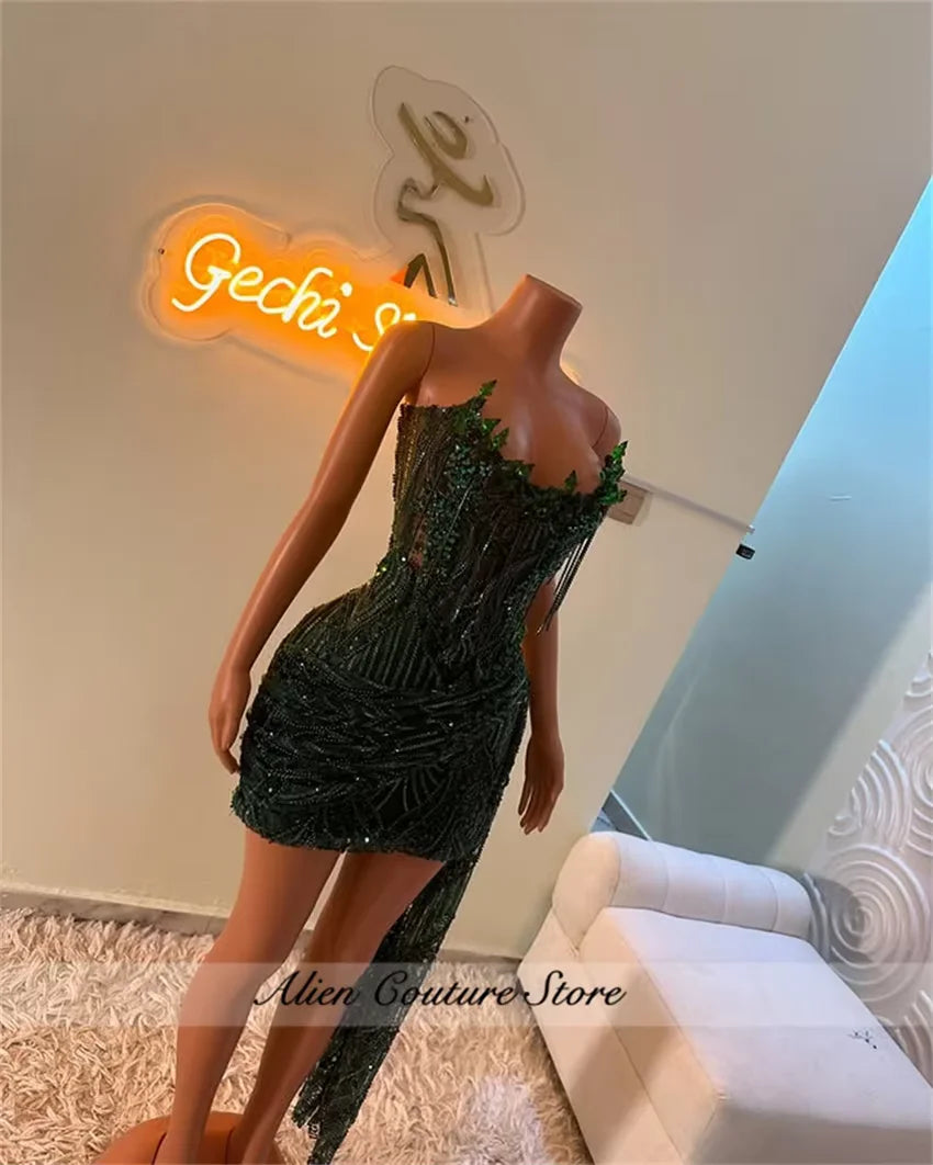 Women's Embellished Sleeveless Mini Dress