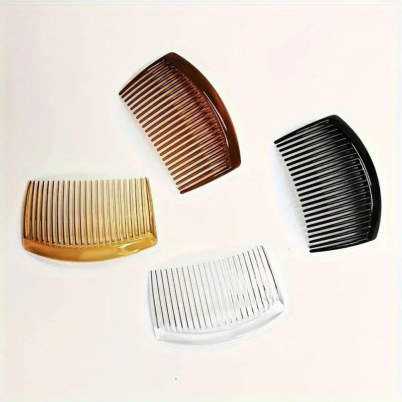 3pcs Fashionable French Style23Toothed Comb - Anti-slip and Durable ABS Plastic, Suitable for All Hair Types