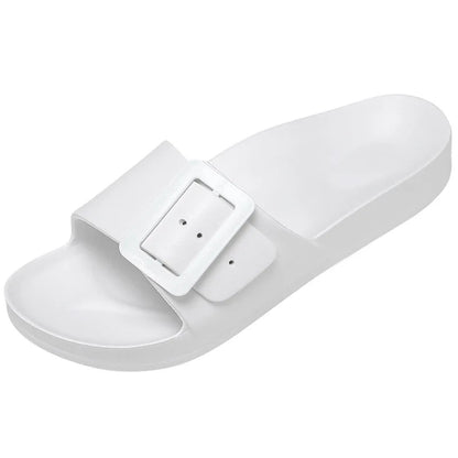 Litfun Summer New Flat Slippers For Women Fashion Outdoor Non-slip Beach Sandals Soft Bottom EVA Slides Lady Casual Home Slipper