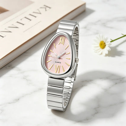 Casual Fashion Alloy Women Quartz Watches Anniversary Gift Business Wristwatches