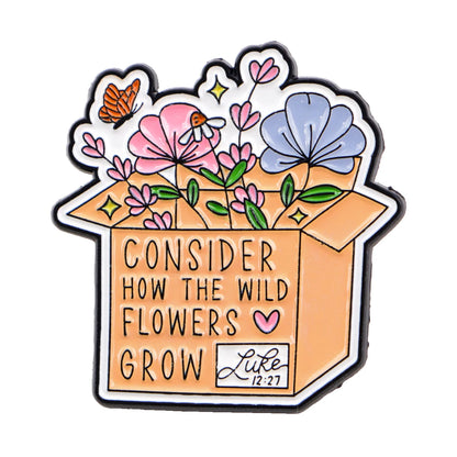 Funny Quotations plz use it Enamel Pin Flower Badges Lapel Pins for Clothes Backpacks Raccon Brooch Jewelry Gifts for Friends
