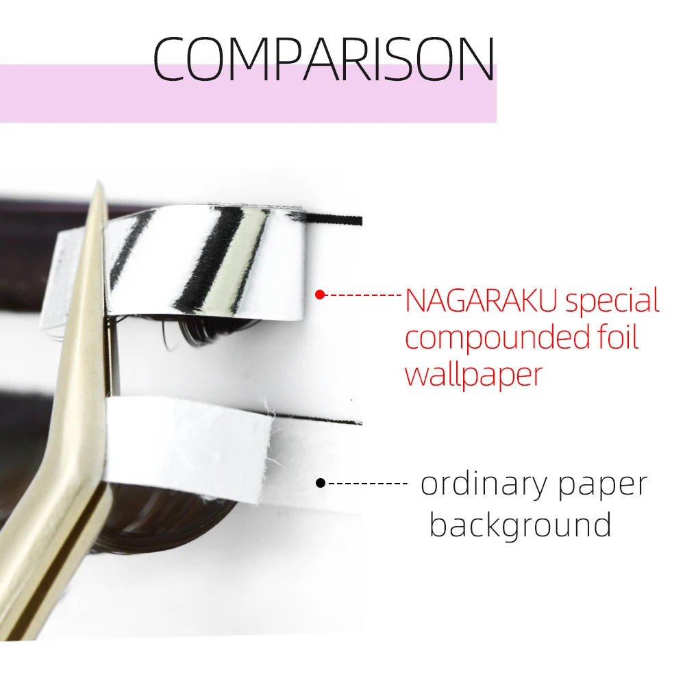 NAGARAKU High Quality Light/ Dark Brown Eyelash Mink Lash False Eyelash Faux Individual Eyelashes Cilia Lashes Eyelash Extension