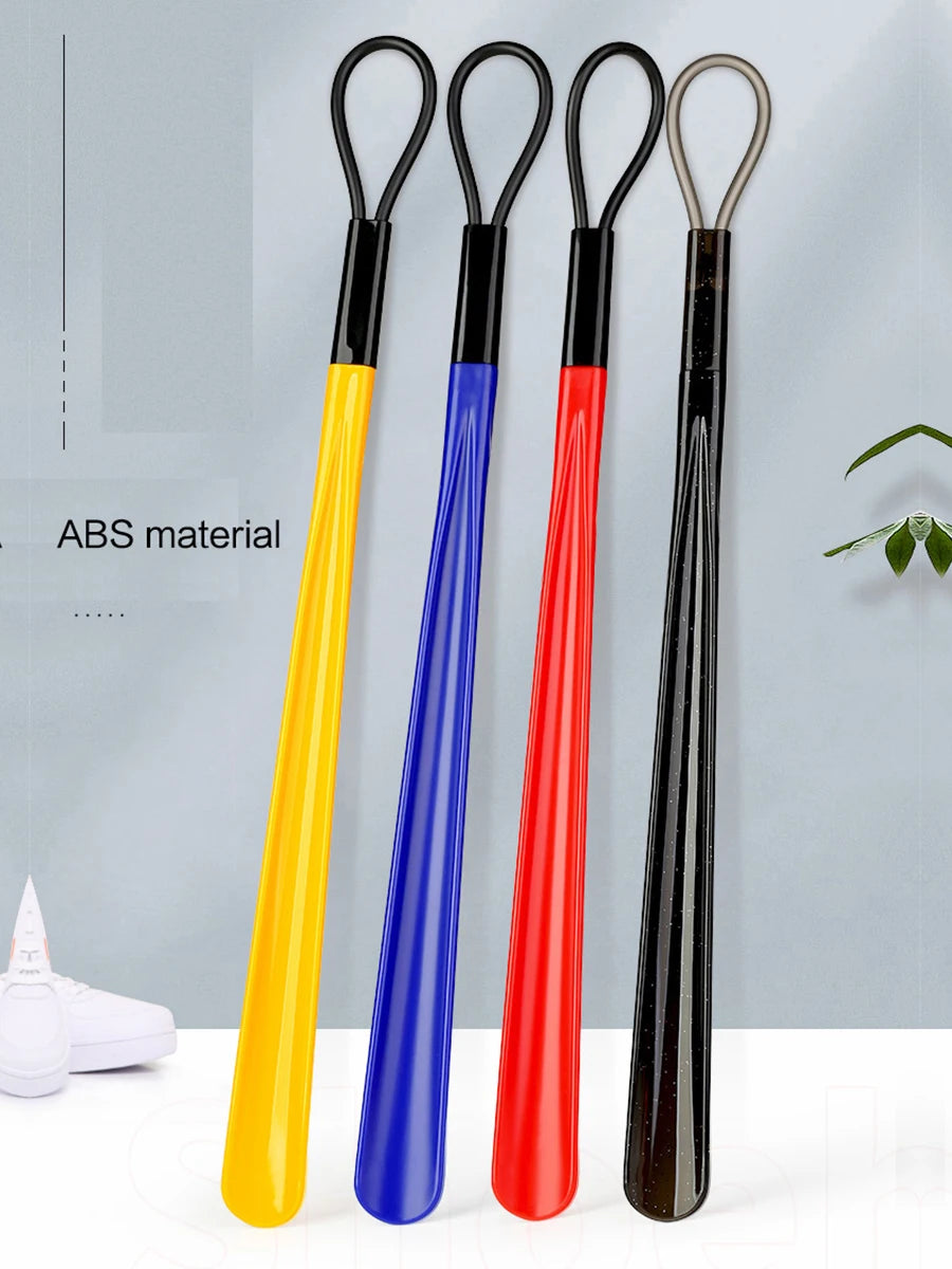 62cm Professional Top Grade ABS Plastic Shoe Horn Long Handle Shoehorn Useful Shoe Lifter Hook Up Shoe Spoon Home Pregnant Tools