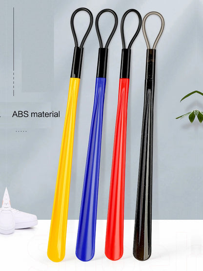 62cm Professional Top Grade ABS Plastic Shoe Horn Long Handle Shoehorn Useful Shoe Lifter Hook Up Shoe Spoon Home Pregnant Tools