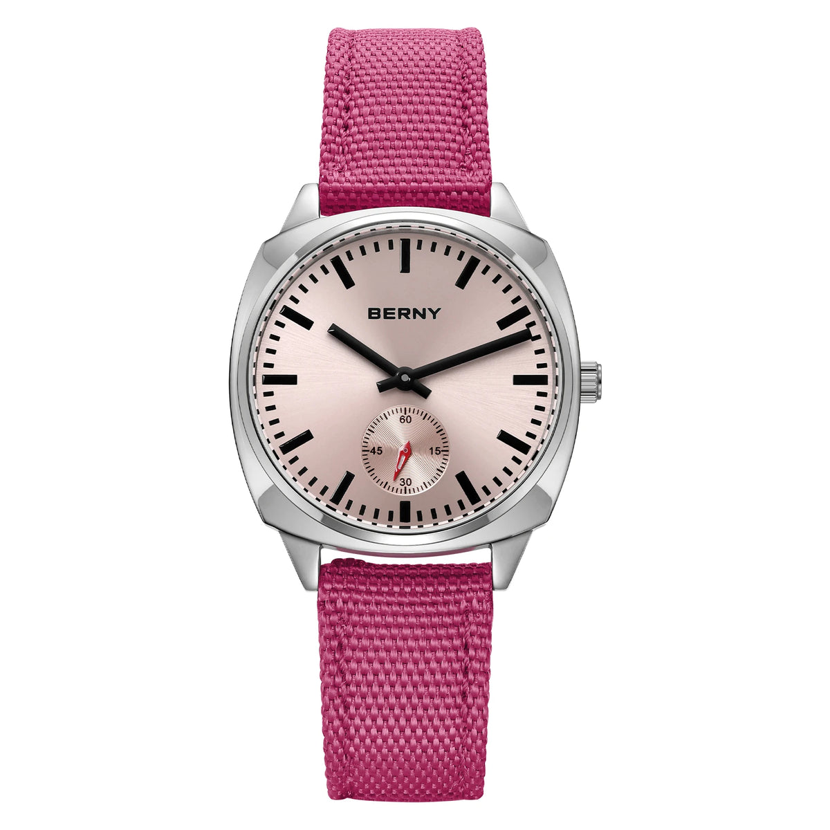 BERNY Quartz Pillow Ladies Watch Luxury Women's  Watch Comfort Fabric Watch for Women Casual Versatile Elegant Ladies Watches