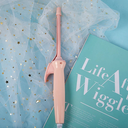 9mm Electric Hair Curler Ceramic Coating Curling Iron Unisex Curling Wand Mini Household Hair Styling Roller Waver 20W'
