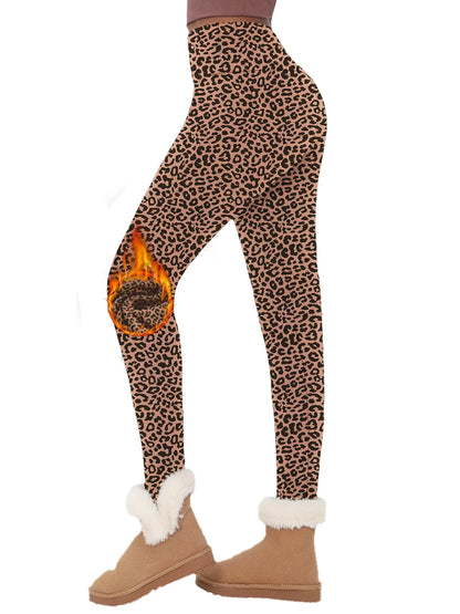Women's High-Waisted Fleece-Lined Leggings