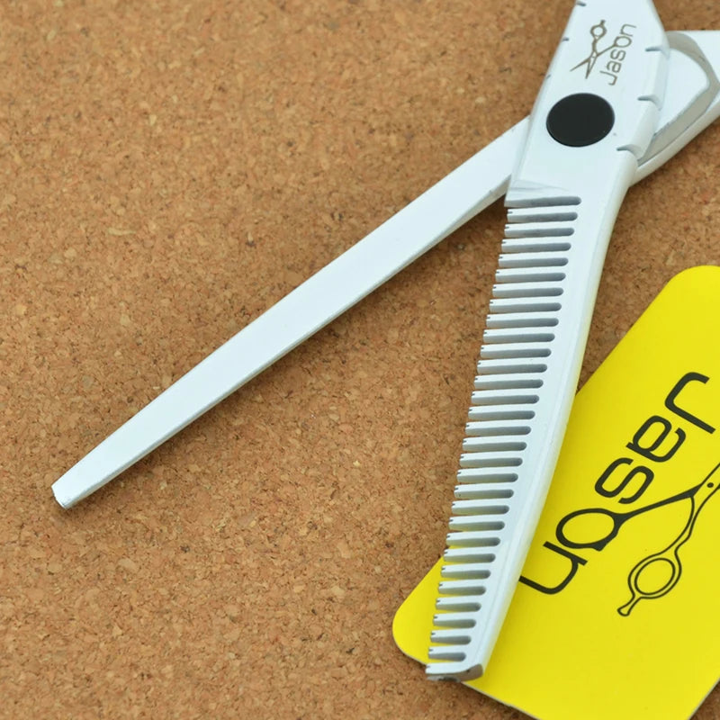 Jason 5.5/6 inch Hair Scissors Japan Steel Hair Cutting Scissors for Hairdresser Thinning Shears Barber Haircut Supplies A0066D