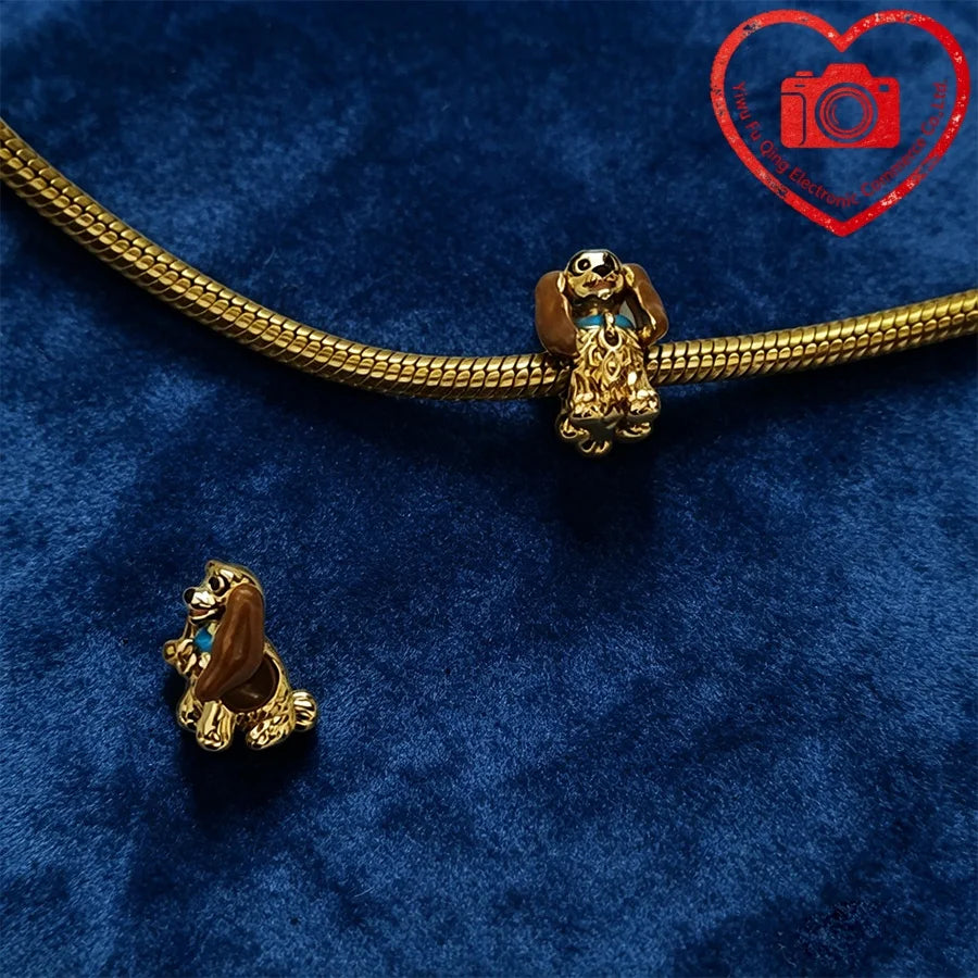 New Original Charms DIY Women Jewelry Gifts Fox Rabbit Chicken Pig Pet Dog Elephant Beads Fit 925 Silver Bracelets Accessories