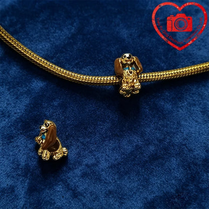 New Original Charms DIY Women Jewelry Gifts Fox Rabbit Chicken Pig Pet Dog Elephant Beads Fit 925 Silver Bracelets Accessories