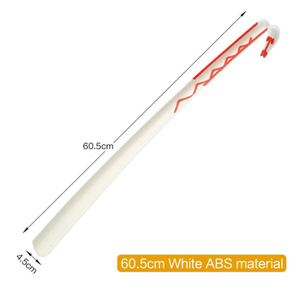62cm Professional Top Grade ABS Plastic Shoe Horn Long Handle Shoehorn Useful Shoe Lifter Hook Up Shoe Spoon Home Pregnant Tools