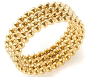 Crystal High End Non Tarnish Fashion Geometric Open Gold Plated Stainless Steel Rings for Women Wedding Ring Jewelry