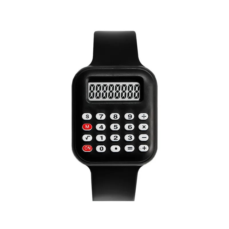 Creative Calculator Watch Cartoon LED Digital Kids Watch Fashion Sports Electronic Watch for Boys Girls Kids Student Gift Clock