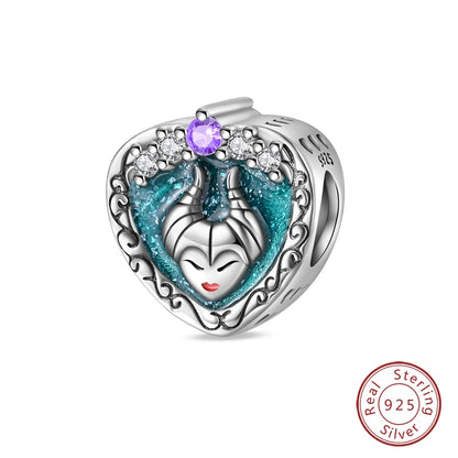NEW 925 Sterling Silver Fashion Tarot Pendants Mysterious Spirit Snake Skull Rose Charms Beads Fit Qikaola Bracelets DIY Jewelry