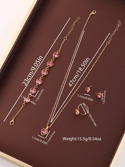 LED Simple Electronic Watch And Jewelry Set Non-Smartwatch Birthday Gift without Box