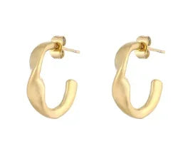 Stainless Steel Exaggerated Large Waterproof Hoop Earrings
