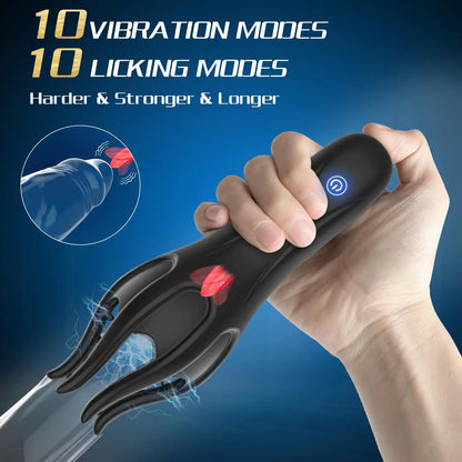 Glans Trainer for Men Powerful Vibrating Penis G Spot Masturbator Soft Fingertip Prolong Endurance Massage Vibrator Erotic Toys