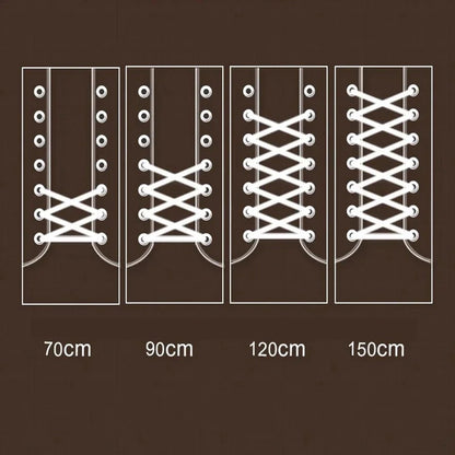 1 Pair Classic Round Shoe laces Outdoor Sneakers Shoes Laces Solid Color Kids Adult Shoelaces 90/120/150CM YD-1