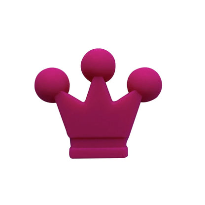 10pcs Food Grade Crown Silicone Beads Baby Teething Toys  Silicone DIY Pacifier Chain Pendant Accessories Baby Teethers