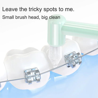 Super Deer 1PC High-density Bristle Tooth Brush for Braces Pointed And Flat Head Toothbrush Dental Cleaning Orthodontic Supplies