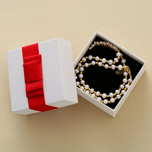 Bracelet Necklace Pendant Gift Box Earrings Organizer Jewelry Display Holder Trinket Storage Props Gift Box