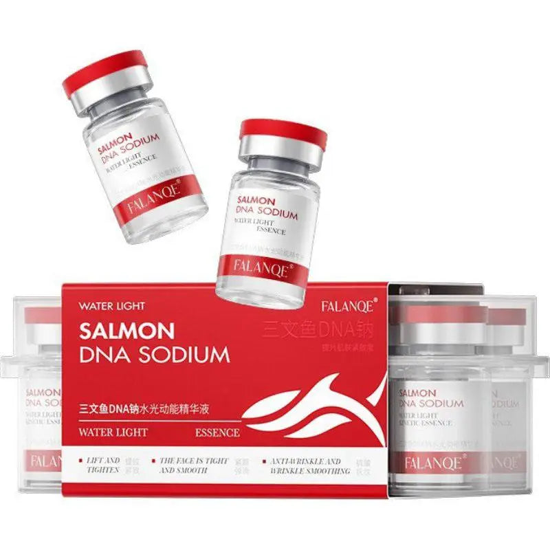 Salmon DNA Sodium Anti-wrinkle Serum Ampoule Fade Fine Lines Collagen Essence Facial Moisturizing Whitening Firming Skin Care