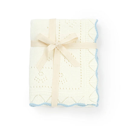 Baby Blankets Newborn 90*70cm Knitting Dual-Use Infant Boys Girls Stroller Swaddle Wrap Quilts Breathable Toddler Receiving Mats