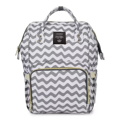 Lequeen Mummy Maternity Diaper Bag Backpack Nappy Bag Large Capacity Stroller Bag Travel Diaper Backpack for Baby Care